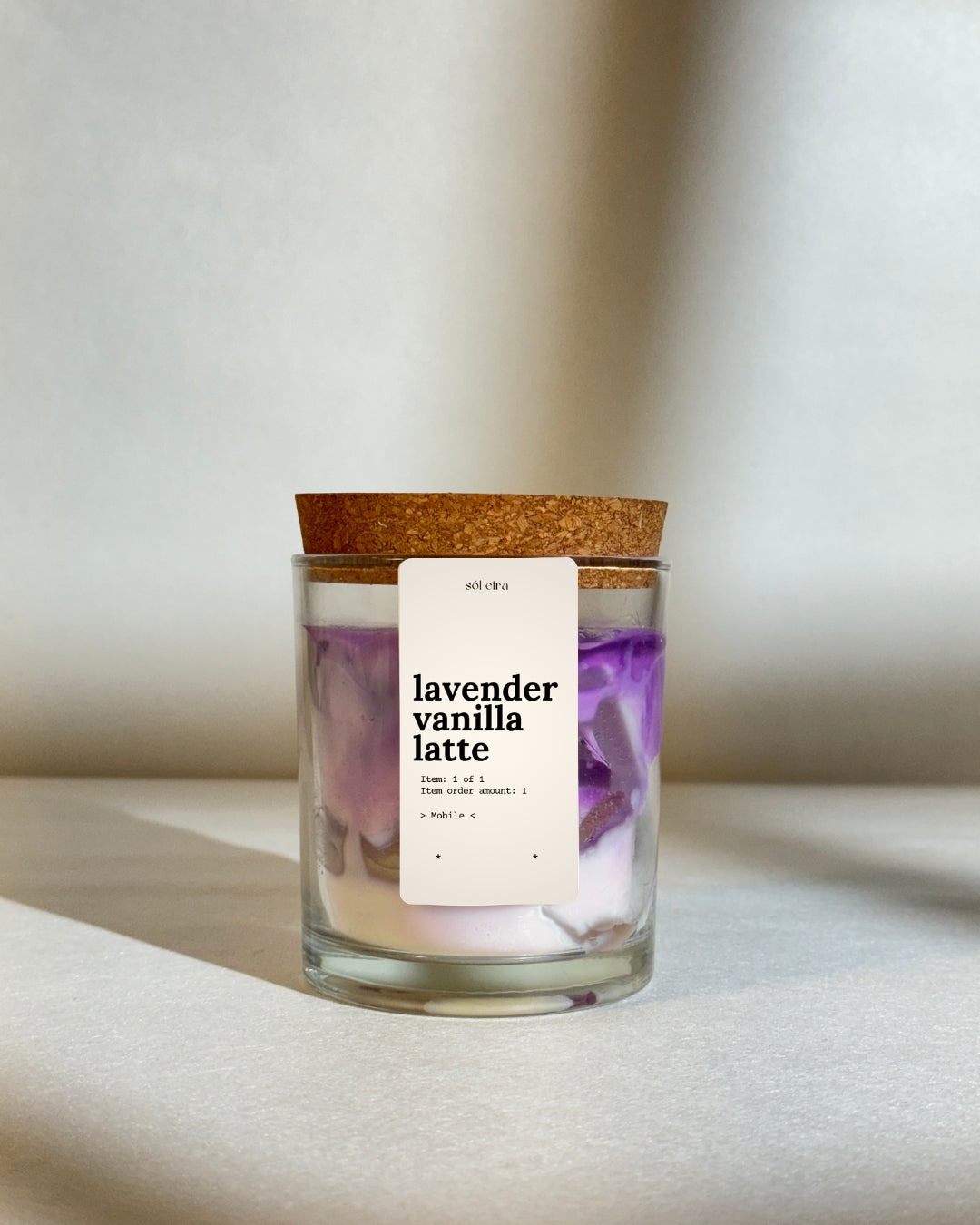 Lavender Latte Candle