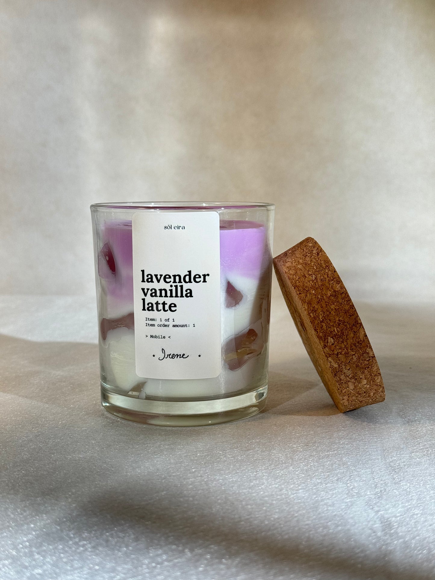 Lavender Latte Candle