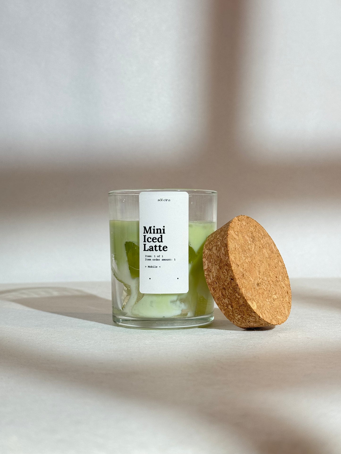 Mini Iced Matcha Latte Candle