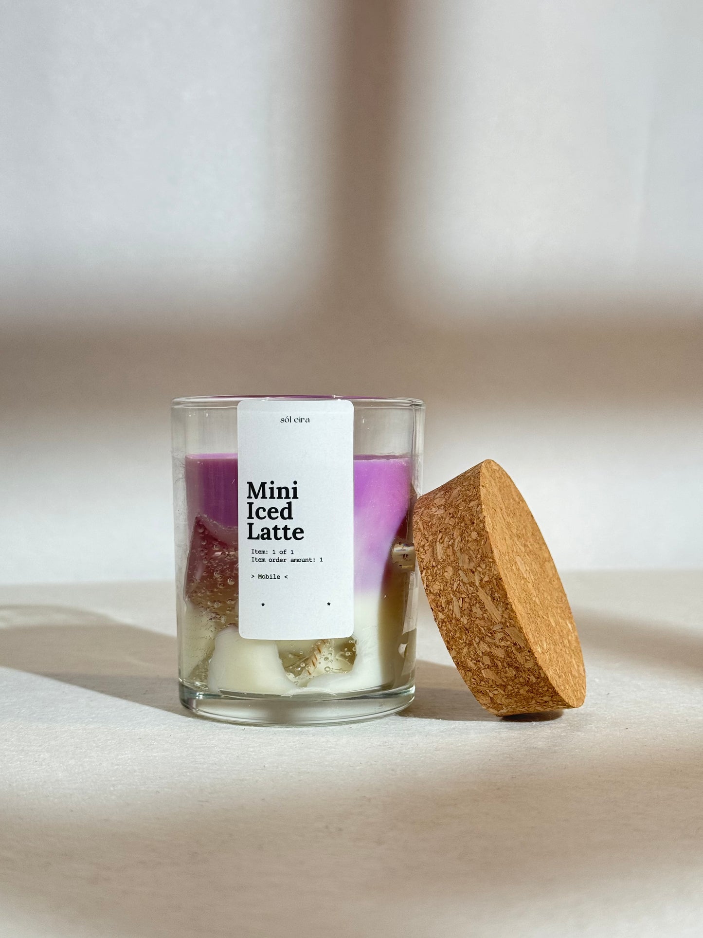 Mini Lavender Latte Candle