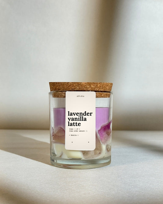 Lavender Latte Candle