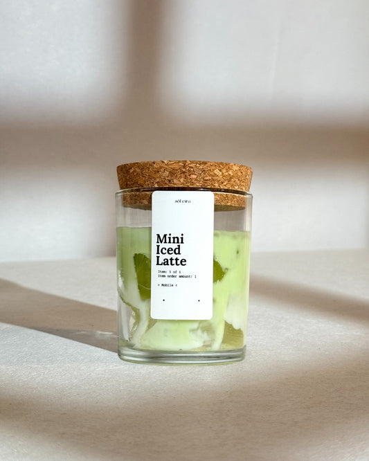 Mini Iced Matcha Latte Candle