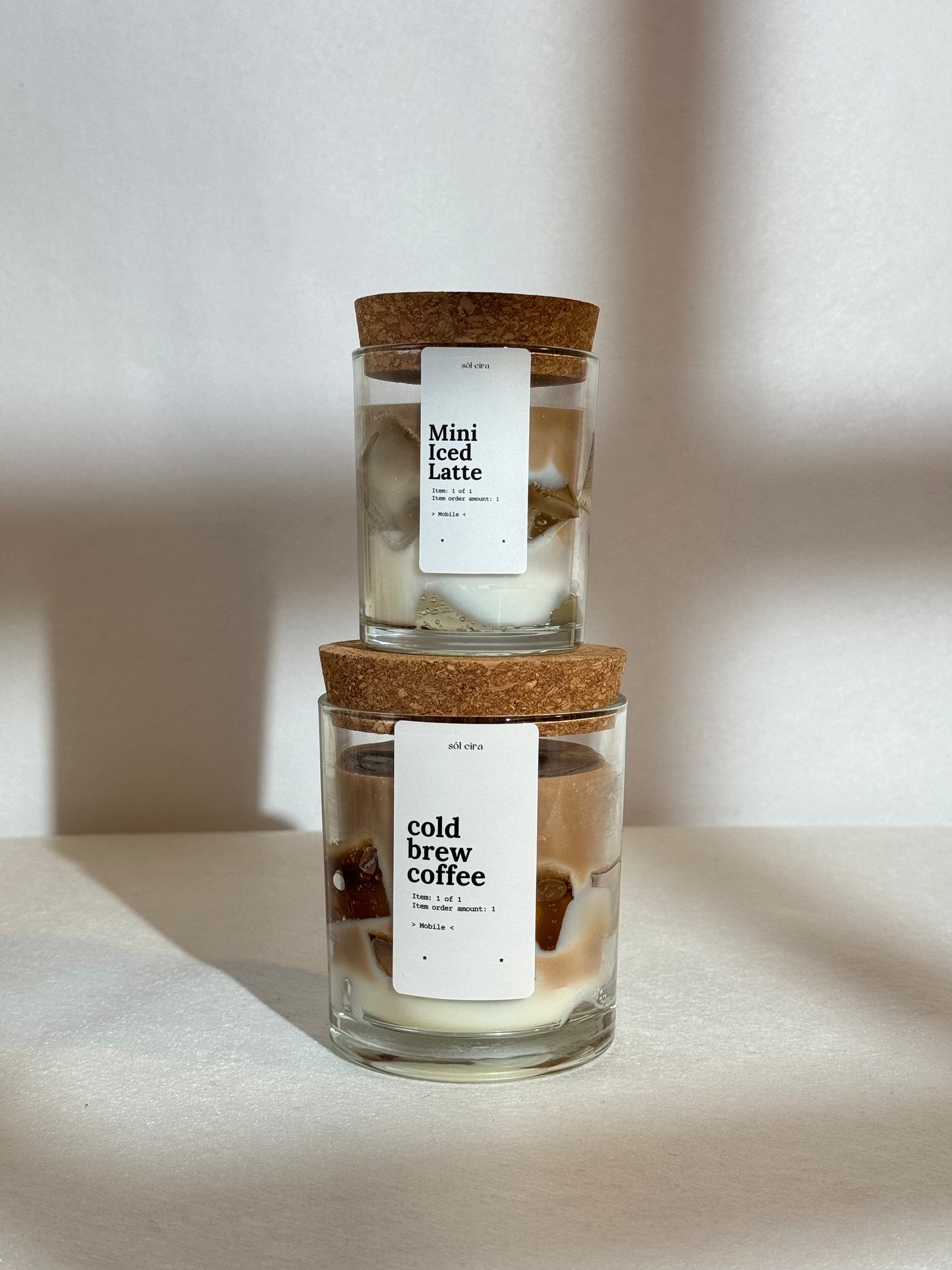 Iced Brew Coffee Latte Duo